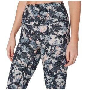 LULULEMON Wunder Under High Rise Tight Legging Spring Bloom Floral Size 10 NWOT